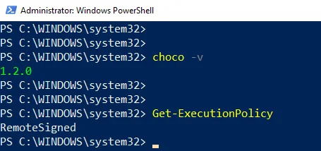 PowerShell, checking Get-ExecutionPolicy 